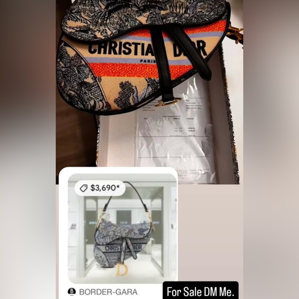 Christian Dior saddlebag